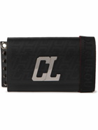 Christian Louboutin - Wallstrap Loubi Logo-Embellished Studded Leather Messenger Bag
