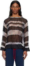 SC103 SSENSE Exclusive Black & Off-White Crypt Top