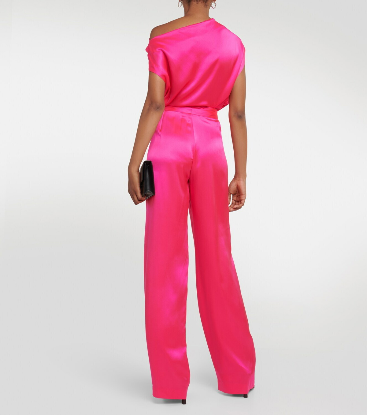 The Sei High-rise wide-leg silk pants The Sei