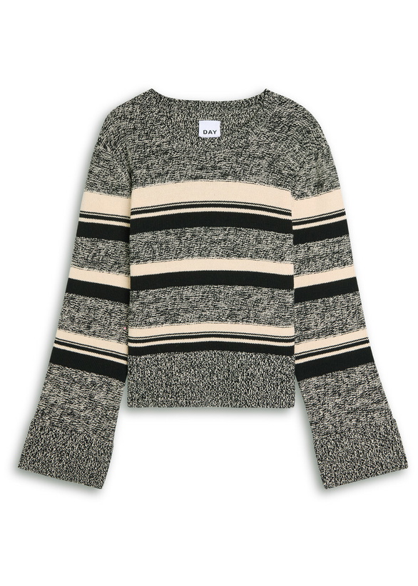 Photo: Day Birger ET Mikkelsen Lynn Striped Knit Jumper Black