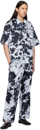 Nicholas Daley Blue Calypso Aloha Shirt
