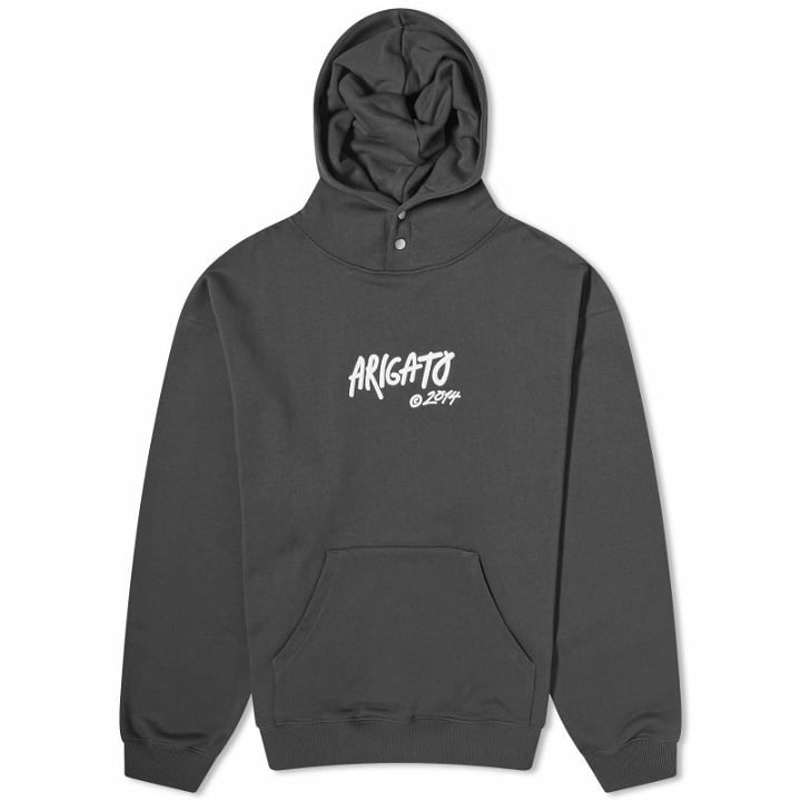 Photo: Axel Arigato Men's Tag Hoodie in Faded Black