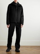 Zegna - Convertible Leather-Trimmed Cashmere Down Hooded Ski Jacket - Black