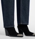 Paris Texas Dallas embellished suede ankle boots