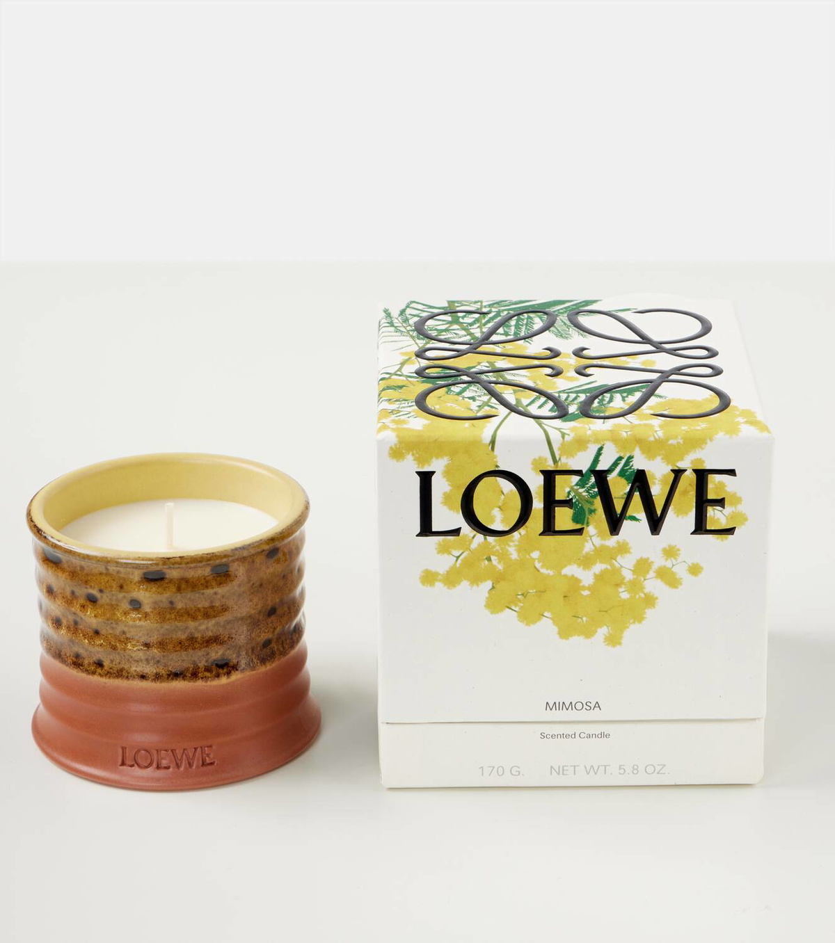 Loewe Home Scents Textura Mimosa Small scented candle Loewe
