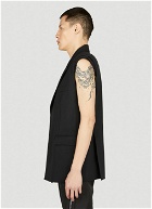VTMNTS - Tailored Sleeveless Blazer in Black