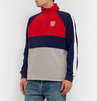 Polo Ralph Lauren - Logo-Appliquéd Colour-Block Fleece Half-Zip Sweatshirt - Multi