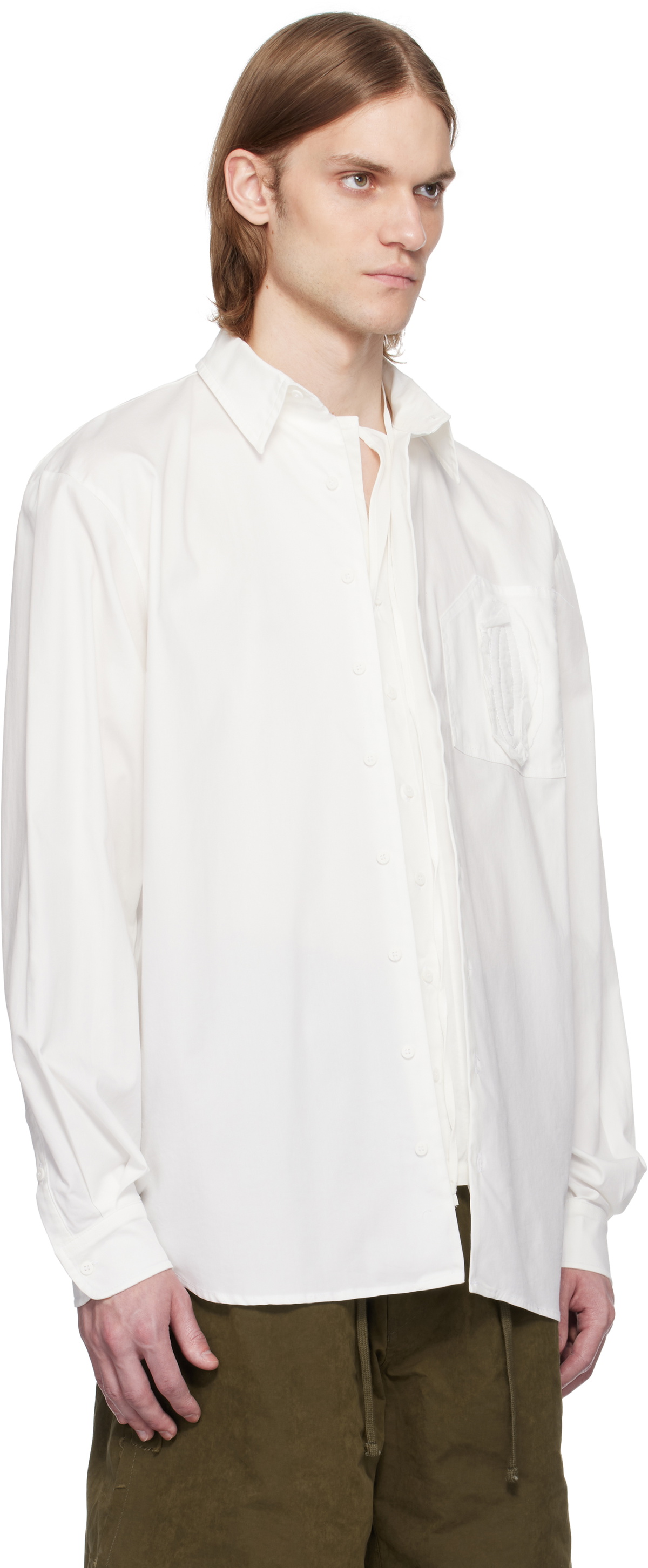 Ottolinger White Oversized Shirt