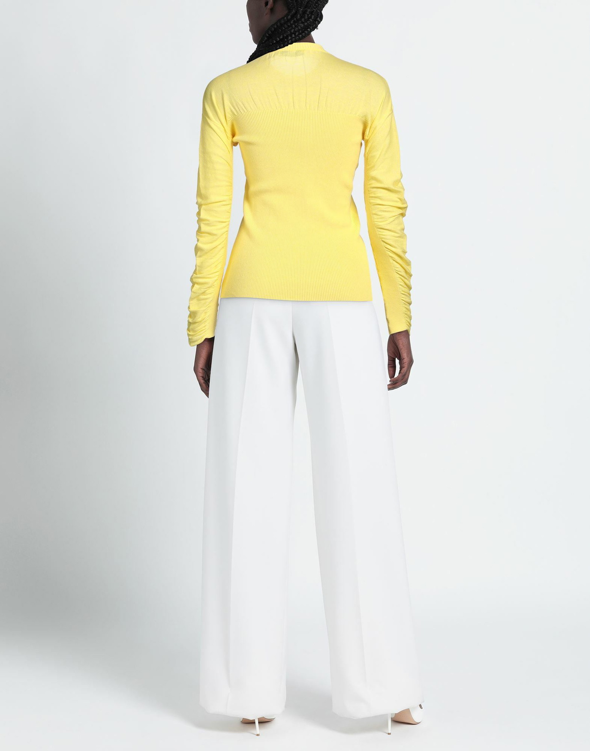 Cedric Charlier Womens Sweater in Yellow