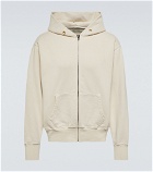 Les Tien - Zipped cotton hoodie