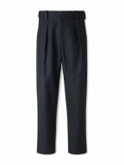 A.P.C. - Renato Straight-Leg Pleated Twill Trousers - Black