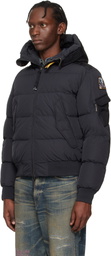 Parajumpers Black Wilmont Hooded Down Jacket