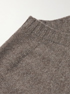 Sunspel - Ian Fleming Cashmere and Cotton-Blend Sweater - Gray