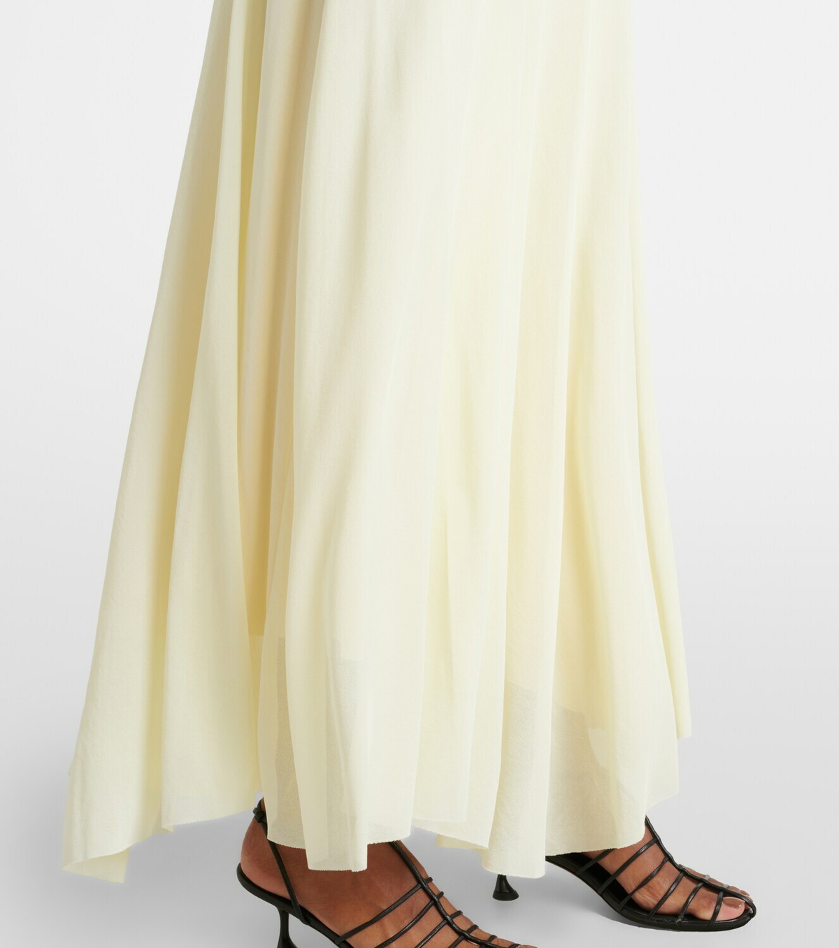 Proenza Schouler Tamara draped crêpe jersey maxi dress