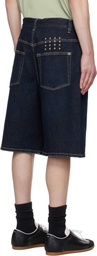 Ksubi Blue MAXX Rinsed Denim Shorts