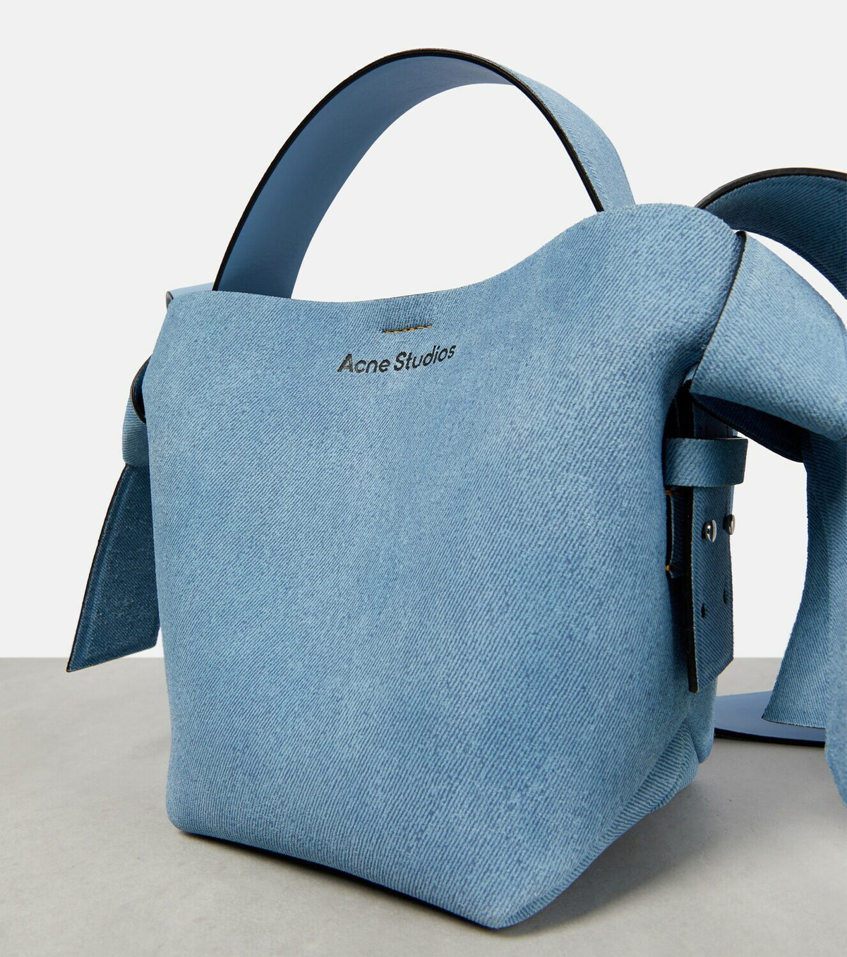 Acne Studios Musubi Mini denim shoulder bag Acne Studios