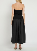 Rag & Bone Irina Cotton-poplin Midi Dress Black