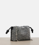Loewe Flamenco Mini beaded clutch