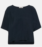 Dorothee Schumacher Cropped silk T-shirt