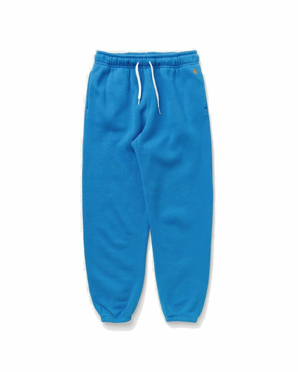 Photo: Polo Ralph Lauren Wmns Fleece Pant Ankle Athletic Blue - Womens - Sweatpants