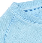 Universal Works - Loopback Cotton-Jersey Sweatshirt - Blue