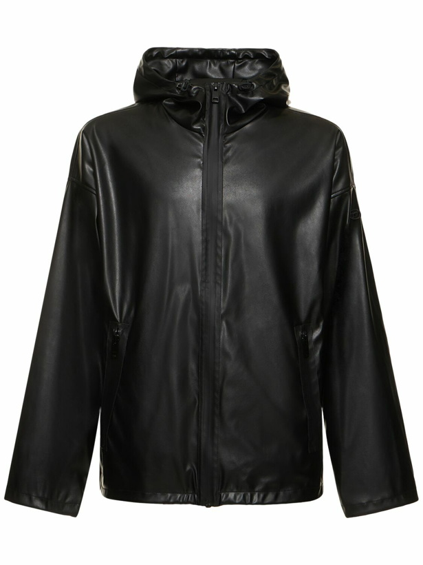 Photo: DIESEL - Oval-d Faux Leather Hooded Jacket