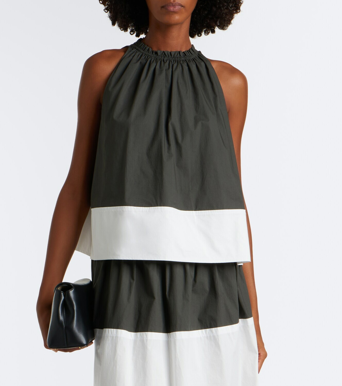 Proenza Schouler White Label Esme cotton poplin top