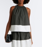 Proenza Schouler White Label Esme cotton poplin top