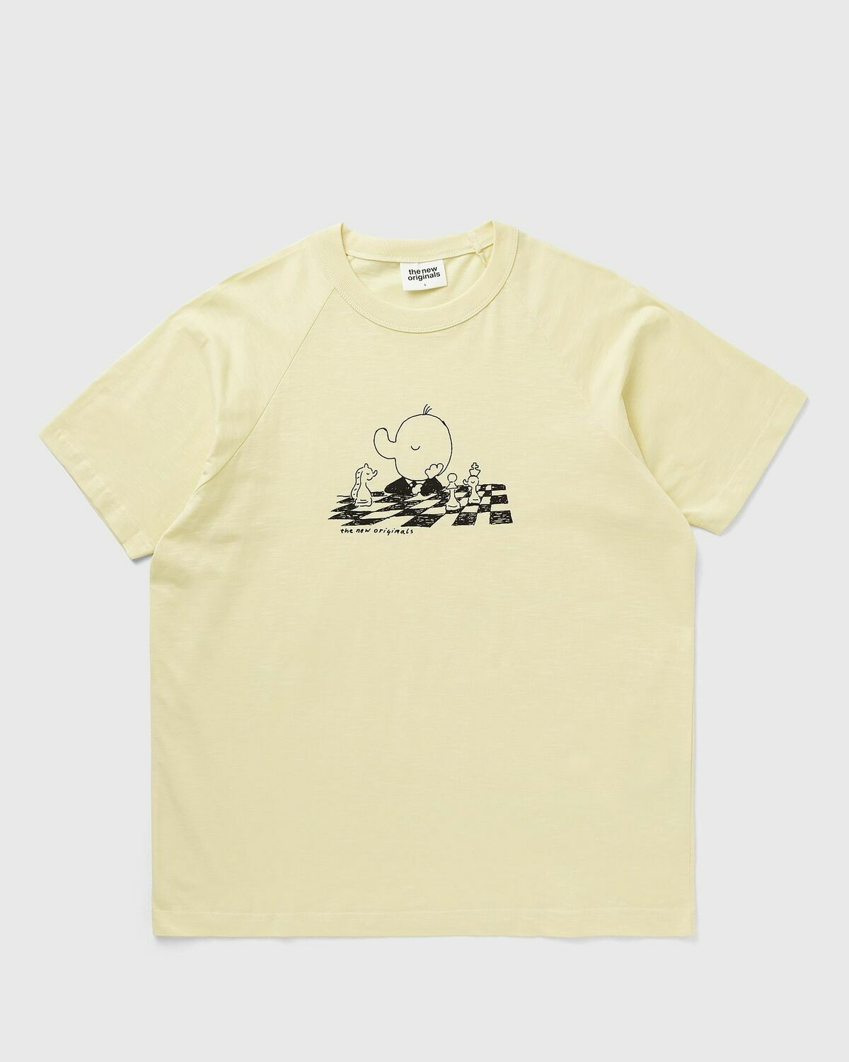 The New Originals FREDDY CHESS RAGLAN TEE yellow Mens Shortsleefe