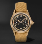Montblanc - 1858 Monopusher Automatic Chronograph 42mm Bronze and NATO Watch, Ref. No. 125583 - Black