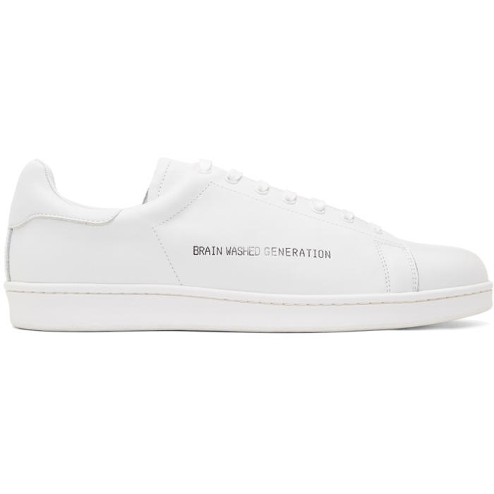 Photo: Undercover White Brain Washed Generation Sneakers 