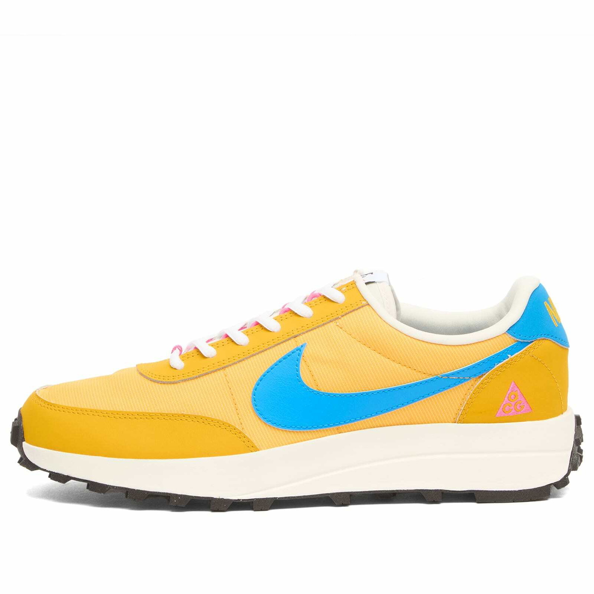 Nike Men's ACG LDV Sneaker in Dk Sulfur/Photo Blue/Sail/White/Black/Hyper Pink