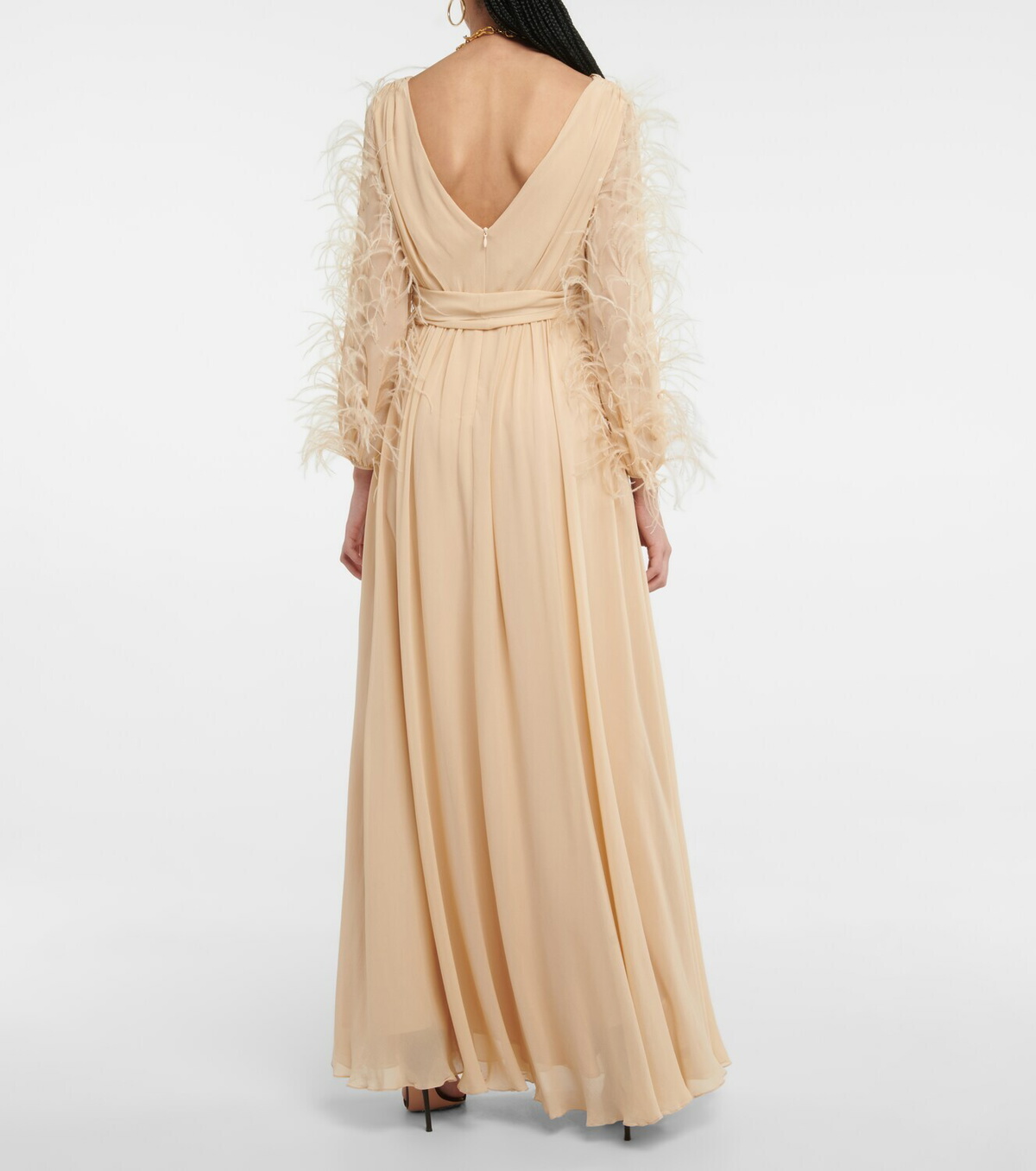 Max Mara - Bridal Ofanto embellished silk gown Max Mara