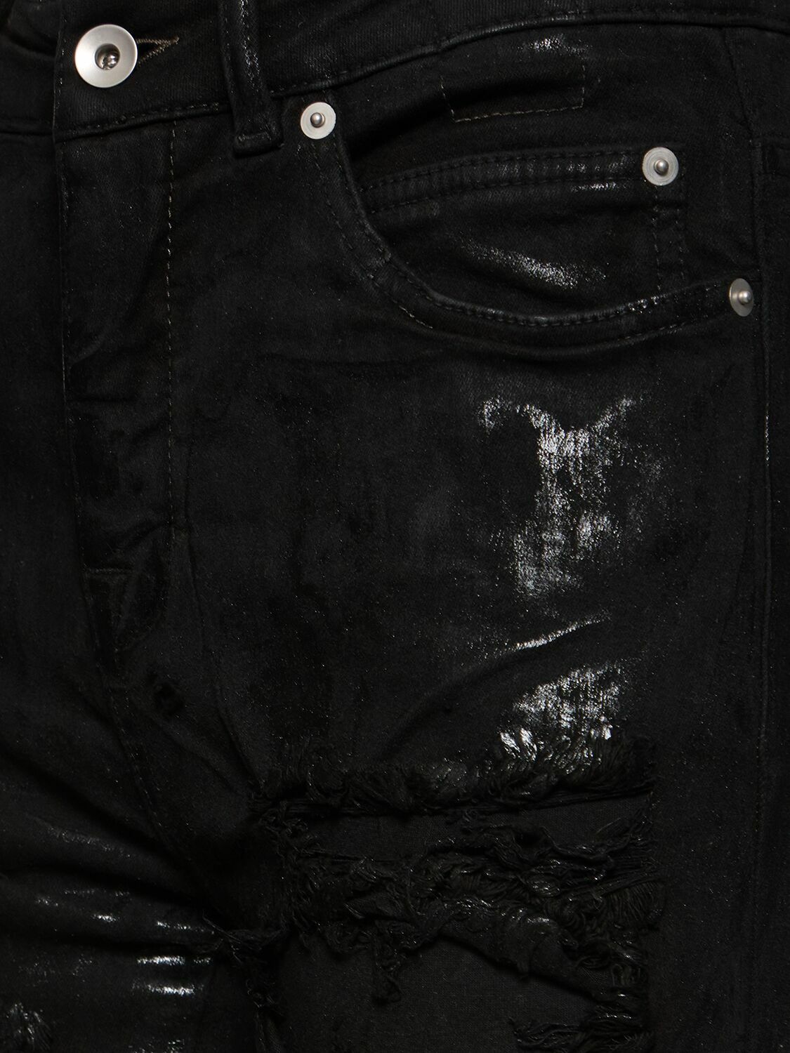 RICK OWENS DRKSHDW - Detroit High Rise Denim Skinny Jeans