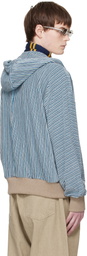 Edward Cuming Blue Flex Hoodie