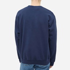 Sporty & Rich Men's Wellness Ivy Crew Sweat in Navy/Gold