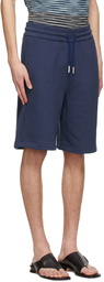 Missoni Navy Cotton Shorts