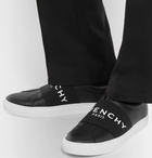 Givenchy - Urban Street Logo-Print Leather Slip-On Sneakers - Men - Black