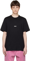 MSGM Black Printed T-Shirt