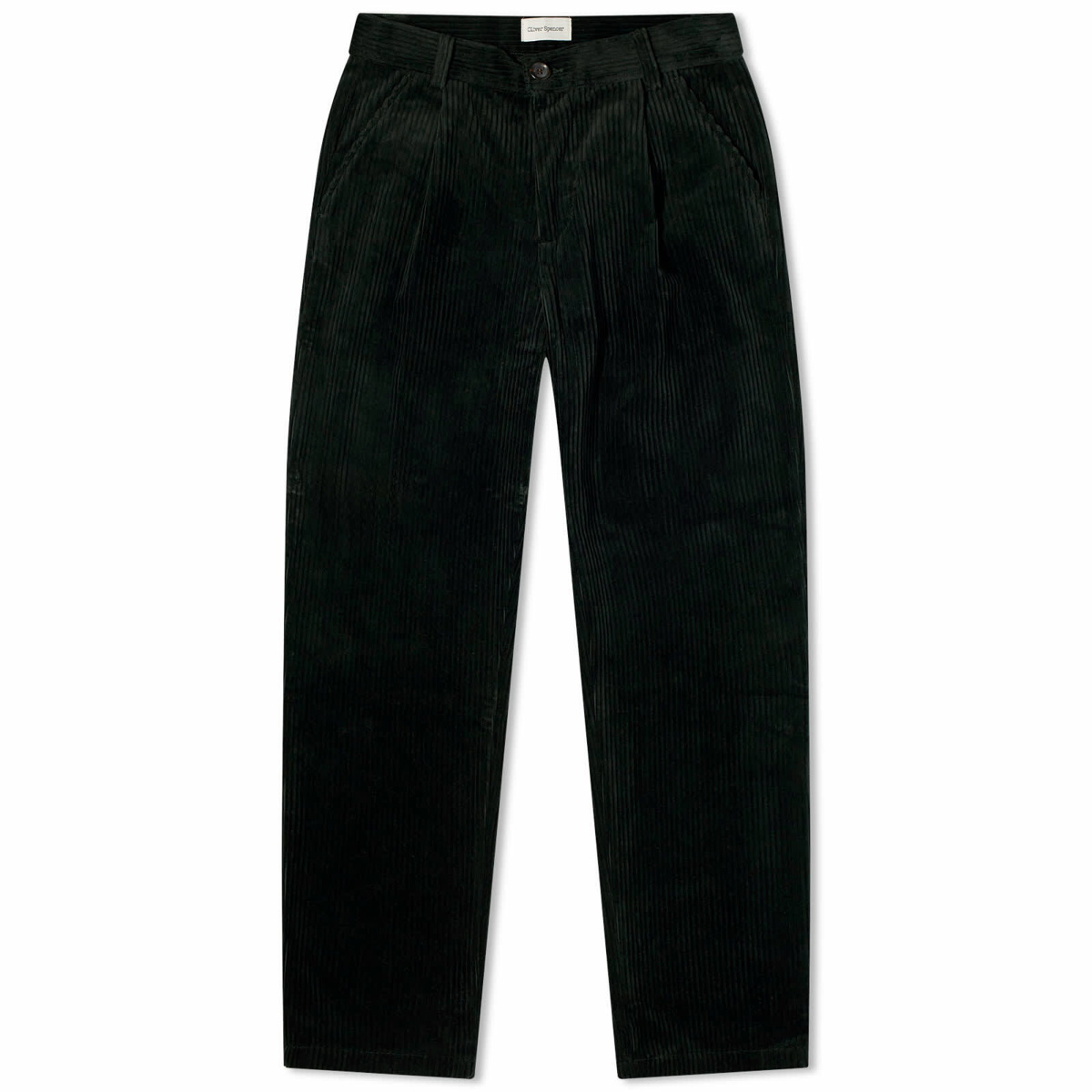 Photo: Oliver Spencer Men's Morton Cord Trousers in Green