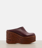 Chloé Maxime leather wedges