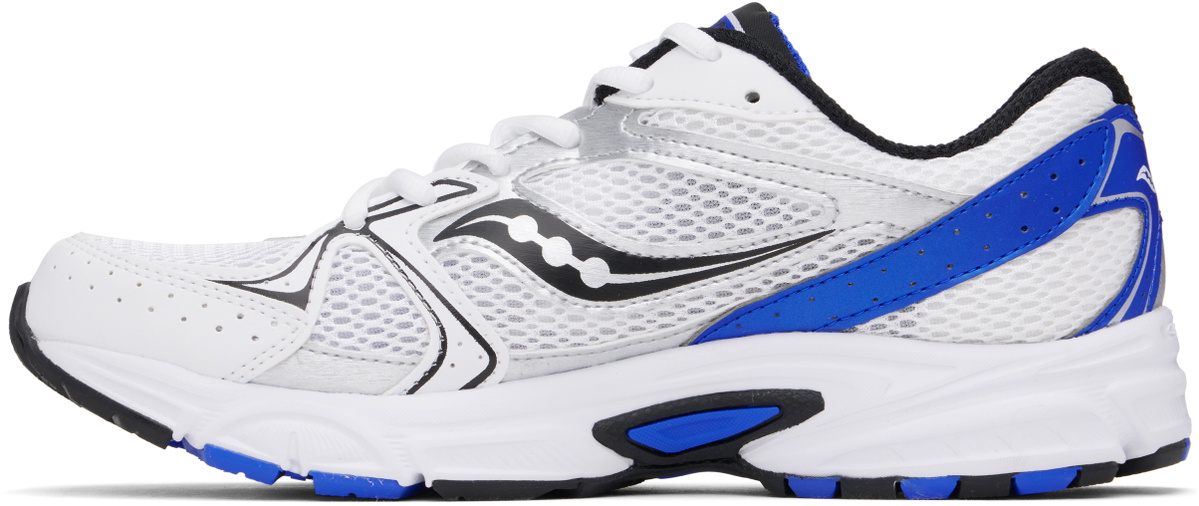 Saucony White & Blue Ride Millennium Sneakers
