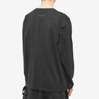 Maison Margiela Men's Number Logo Mock Neck Long Sleeve T-Shirt in Black