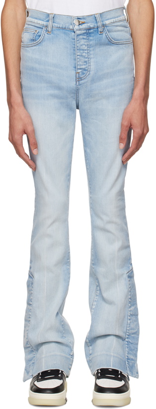 Photo: AMIRI Indigo Stacked Jeans