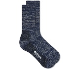 Druthers Organic Cotton Defender Boot Sock in Navy