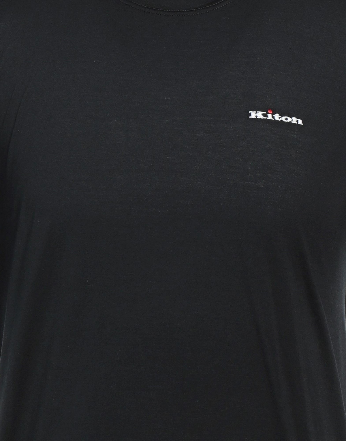 Kiton Mens T-shirt Midnight in Blue