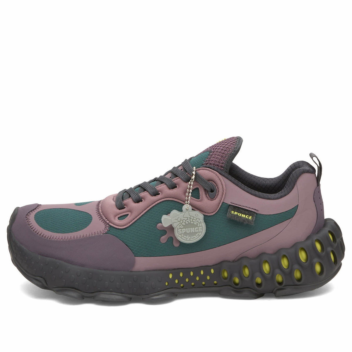 Spunge Men's Osmosis Sneaker in Purple/Green/Yellow