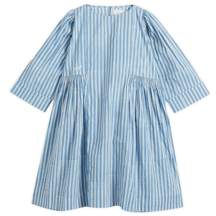 Photo: Story mfg. Women's Ramson Dress in Broadsrairstripe