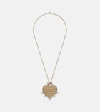 Yvonne Léon Minaudière Maxi 18kt and 9kt gold pendant necklace with diamonds and tourmaline