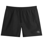 Calvin Klein Men's Medium Drawstring Swim Shorts in Black
